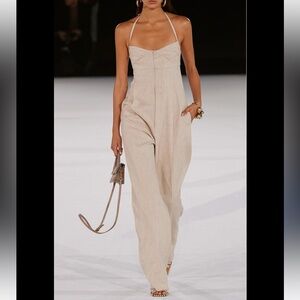 Jacquemus La Combinaison Loya Jumpsuit in Beige 34